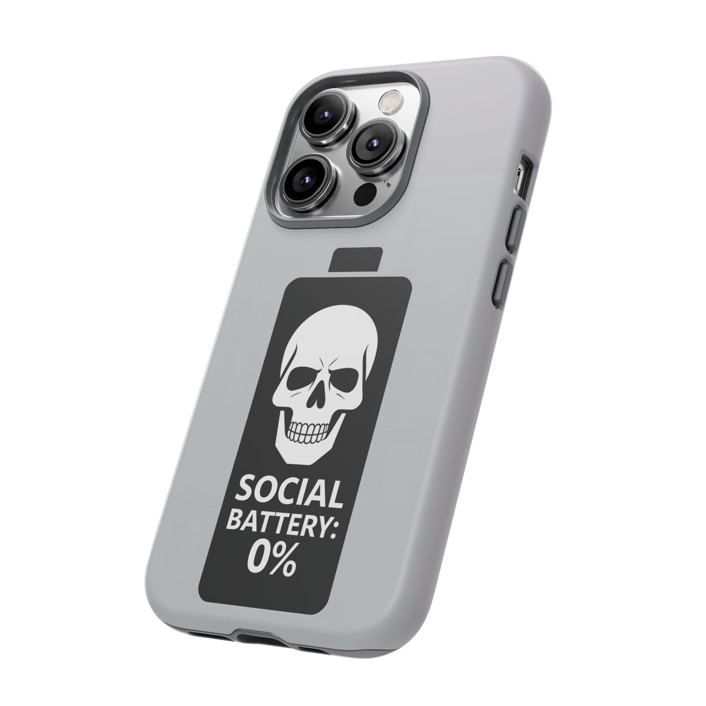 Social Battery Zeero I Phone case by Memez Store