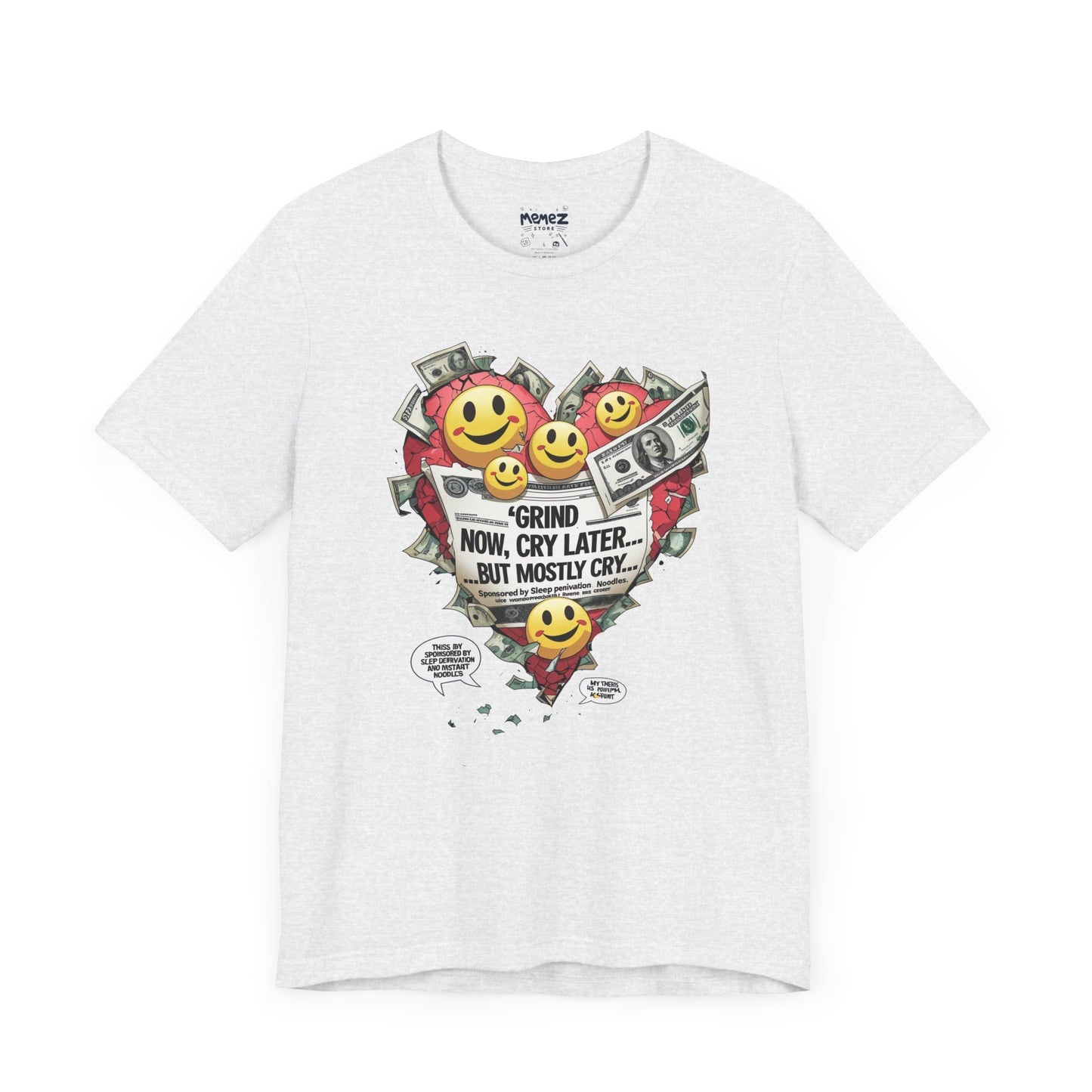 Money Vs Health Funny and Meme T-shirt - Unisex Tee - Memez Store
