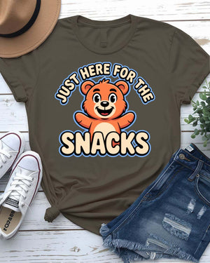Just Here for The Snacks Graphic T-Shirt