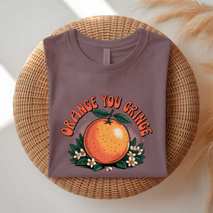 Orange You Cringe Pun Meme Graphic T-Shirt
