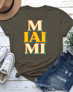 Retro Miami Beach Graphic T-Shirt