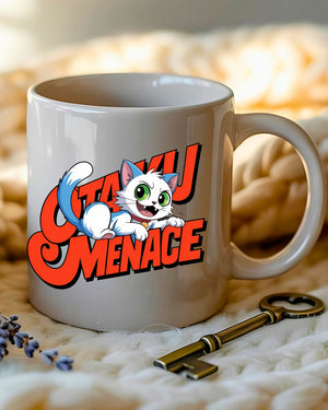 “11oz & 15oz Japanese Cat Meme Mug by Memez Store”