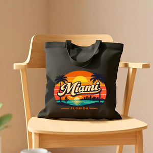 Miami Best Selling Retro Graphic Tote Bag