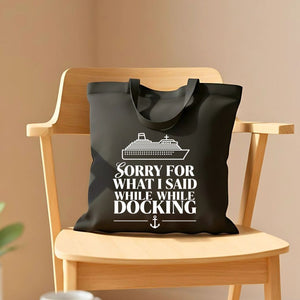 Classic Sailing Ship Illustration Tote Bag for Nautical Lovers