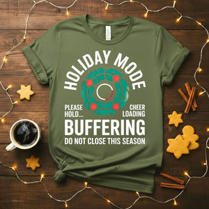 "Holiday Mode Activated" Funny Vacation T-Shirt