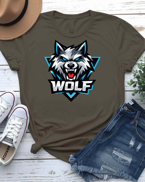 Wolf Graphic Streetwear T-Shirt