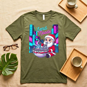 Send Noods Funny Pasta Christmas Pun T-Shirt
