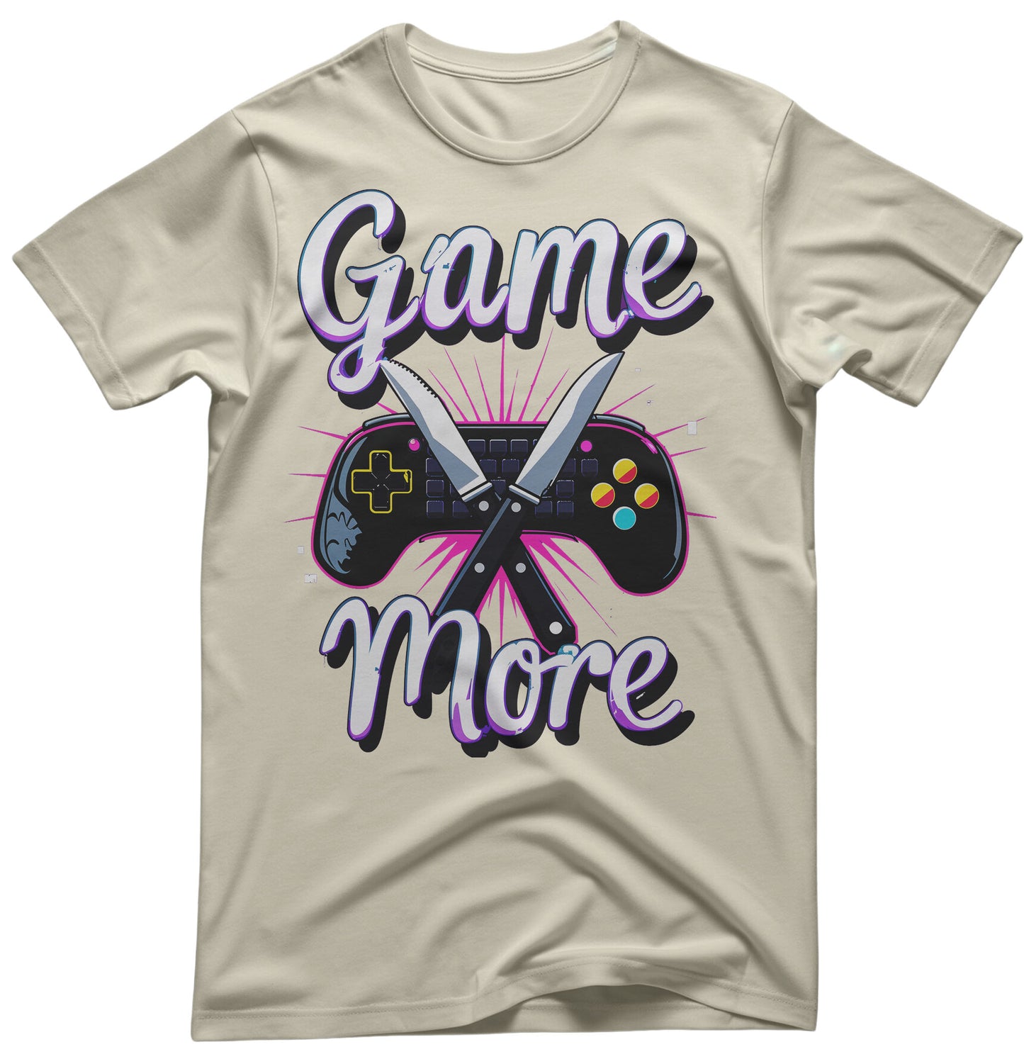 Foodie Gamer Tee - Funny Gaming & Snack Meme Shirt | Memez Store