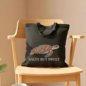 "Salty But Sweet" Funny Personality Trait Tote Bag