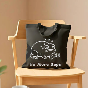 Durable Canvas Gym Tote Bag with Shoe Compartment