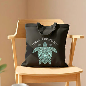 Gulf of Mexico Sea Turtle Art Tote Bag for Ocean Lovers