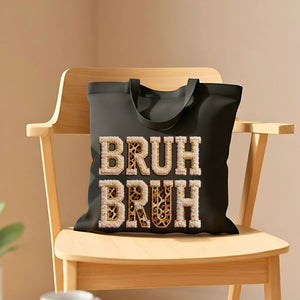Bruh Funny Minimalist Slang Word Tote Bag