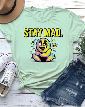 "Stay Mad Meme Unisex Tee by Memez Store"