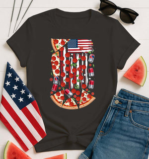 4th of July Food Meme Tee – Funny Grilling and BBQ Shirt for Independence Day by