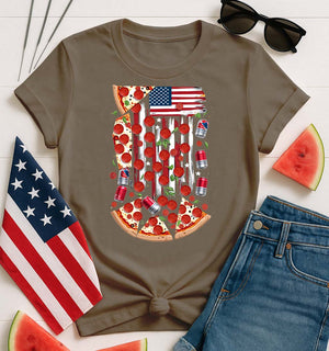 4th of July Food Meme Tee – Funny Grilling and BBQ Shirt for Independence Day by