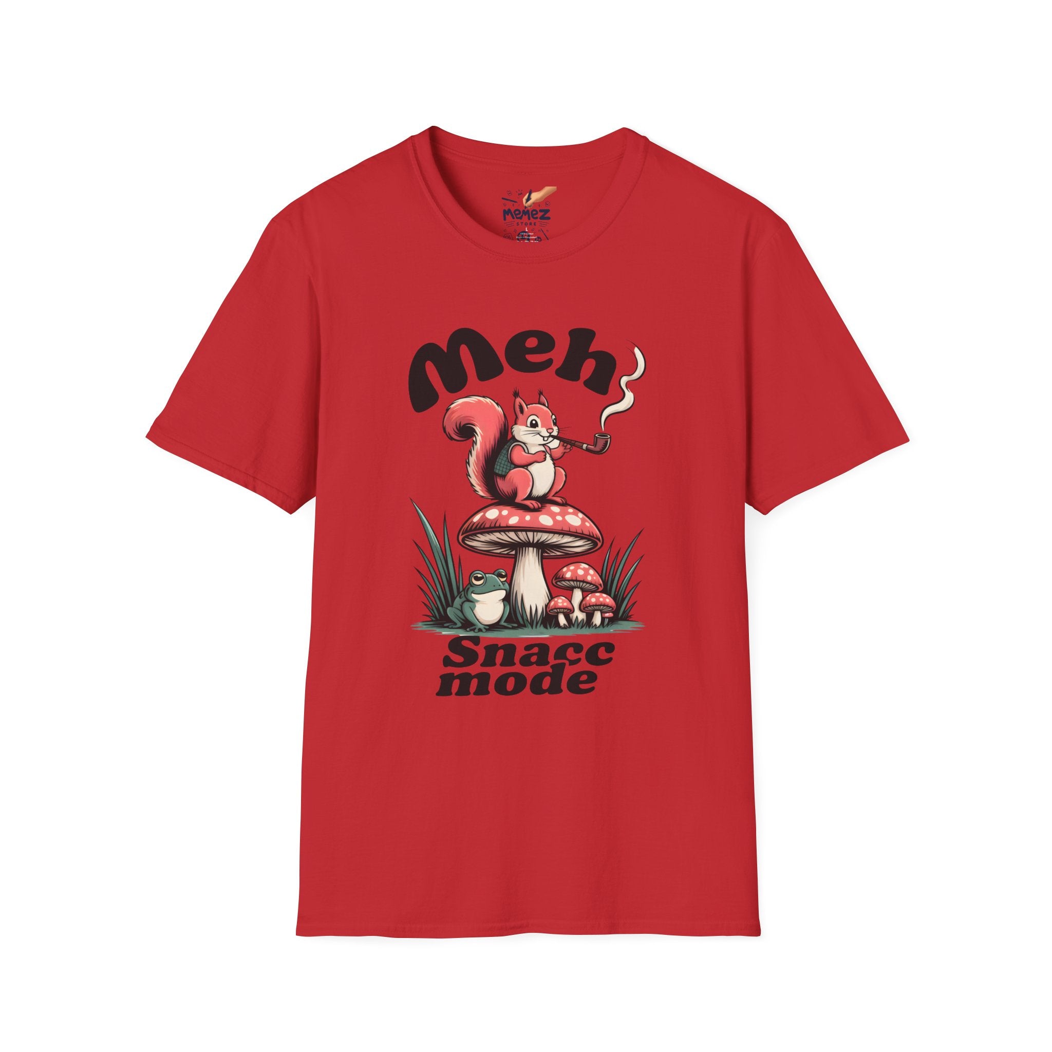 Meh Snacc Mode Food Meme Tee