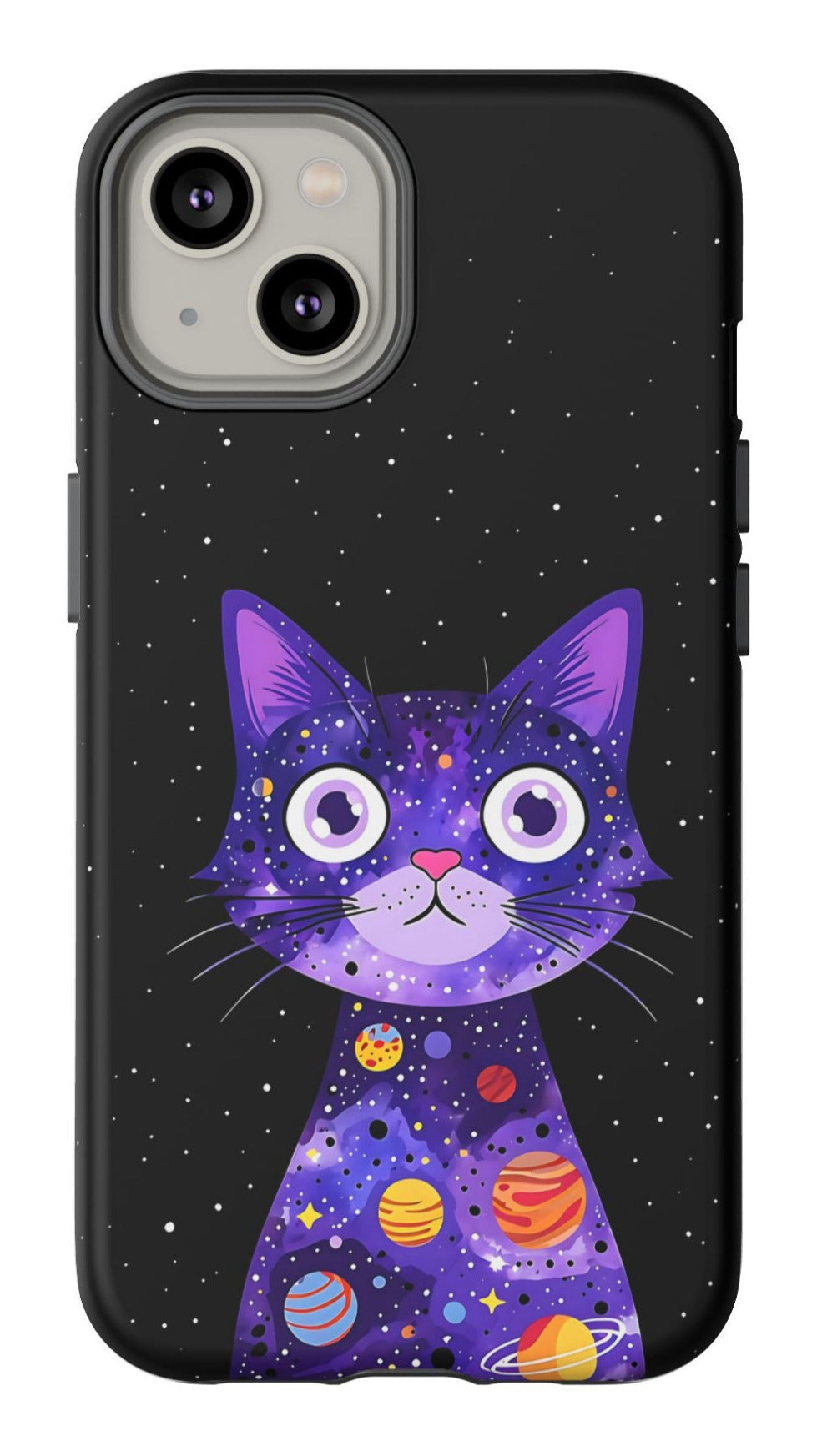 MeoMagic Cat Galaxy Phone Case – Cute Cosmic Cover for Cat & Space Enthusiasts by Memez Store