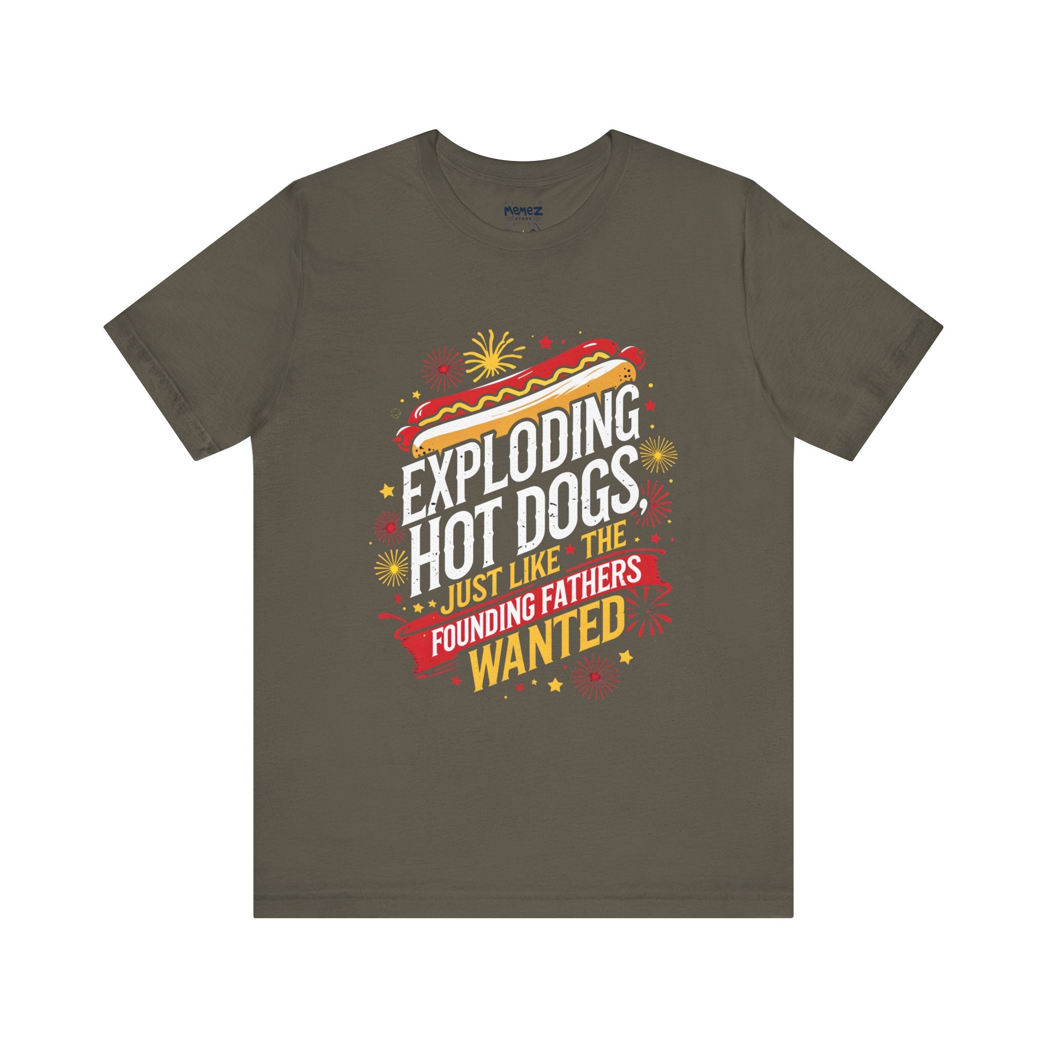 Esploding Hot Dog Meme Tee By Memez Store
