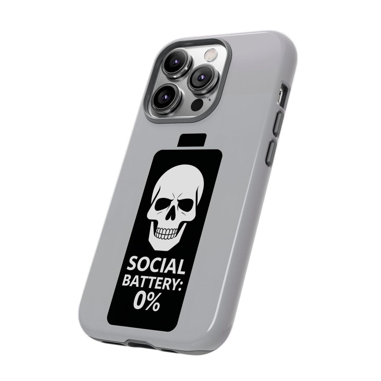 Social Battery Zeero I Phone case by Memez Store