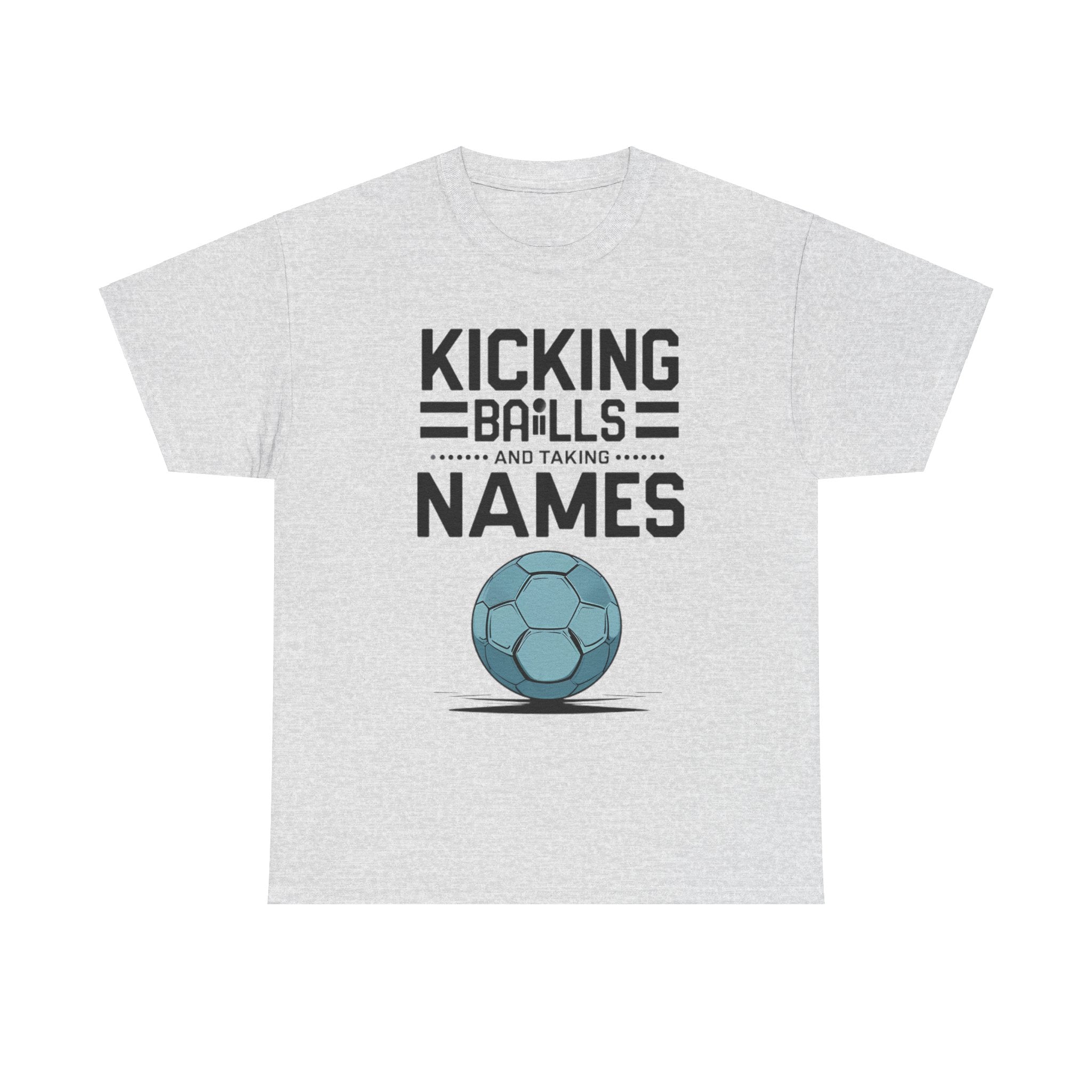 Funny Meme Unisex Tee - & quot; Kicking Balls & quot; by Memez Store