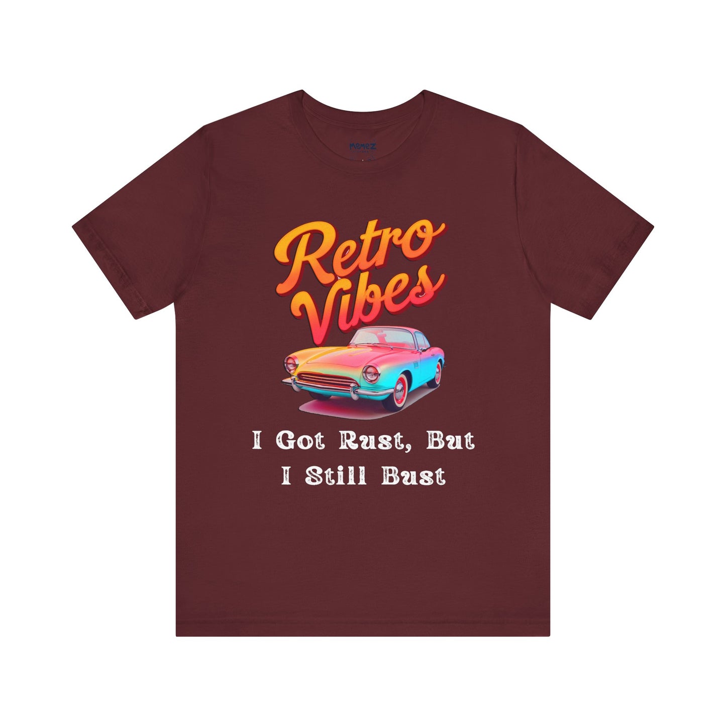 Funny Retro Vibes VIntage Car Lover's tee By memez Store