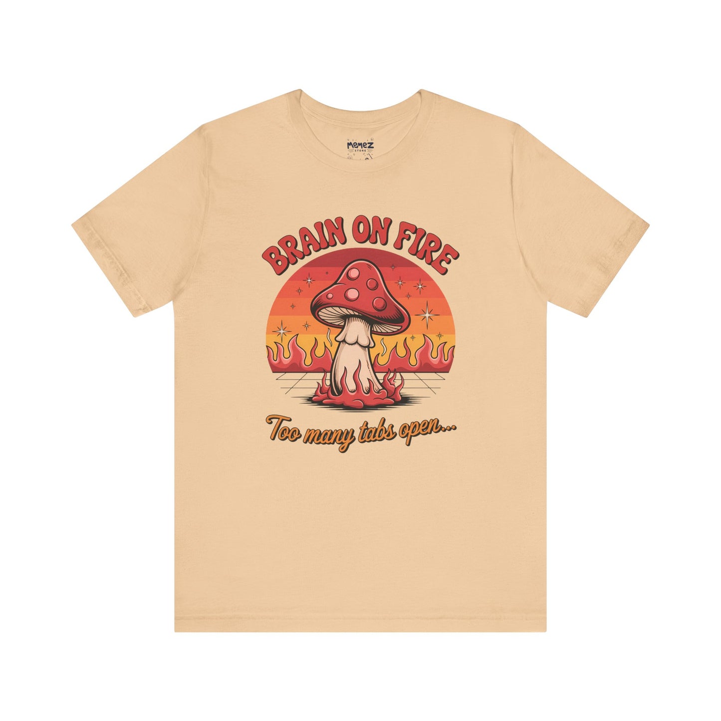 Funny Mushroom Tee Unisex Jersey Short Sleeve