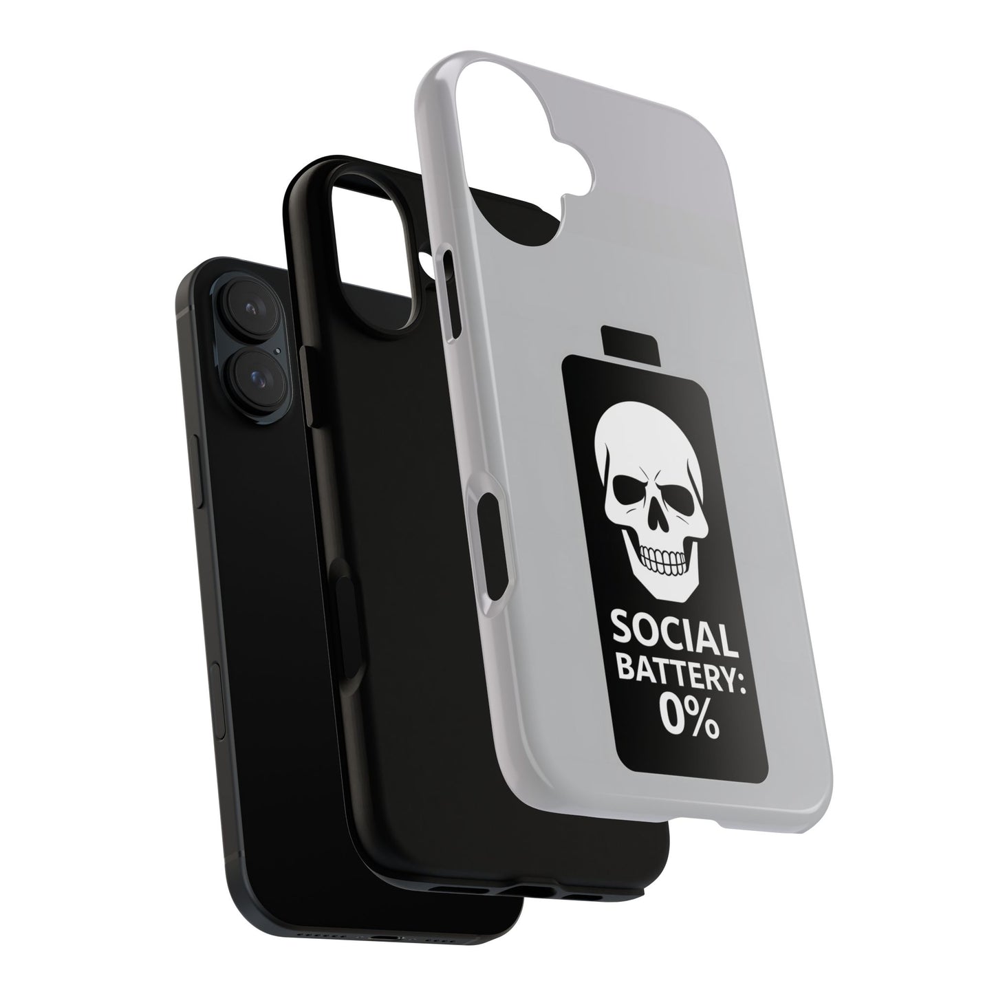 Social Battery Zeero I Phone case by Memez Store