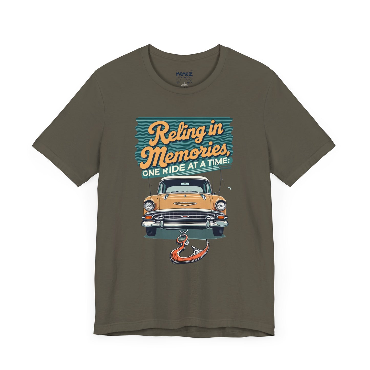 Rolling Memories Vintage Car Lover's FUnny meme Tee By Memez Store