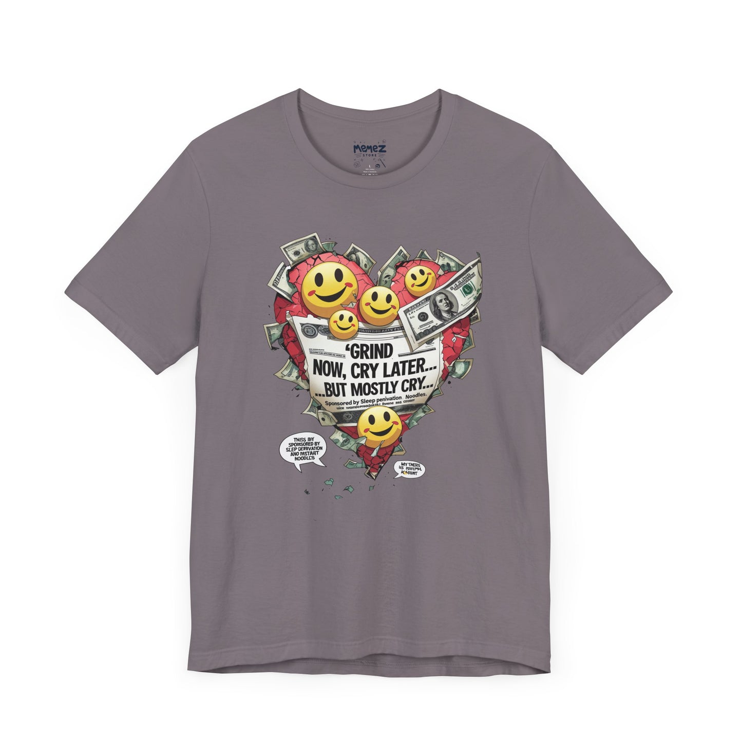 Money Vs Health Funny and Meme T-shirt - Unisex Tee - Memez Store