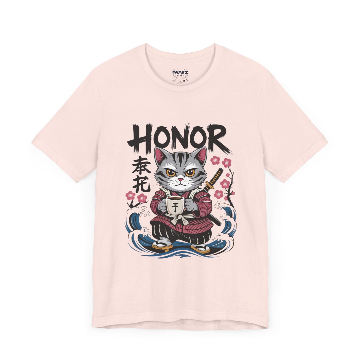 Japanese Noodle Funny Cat Tee