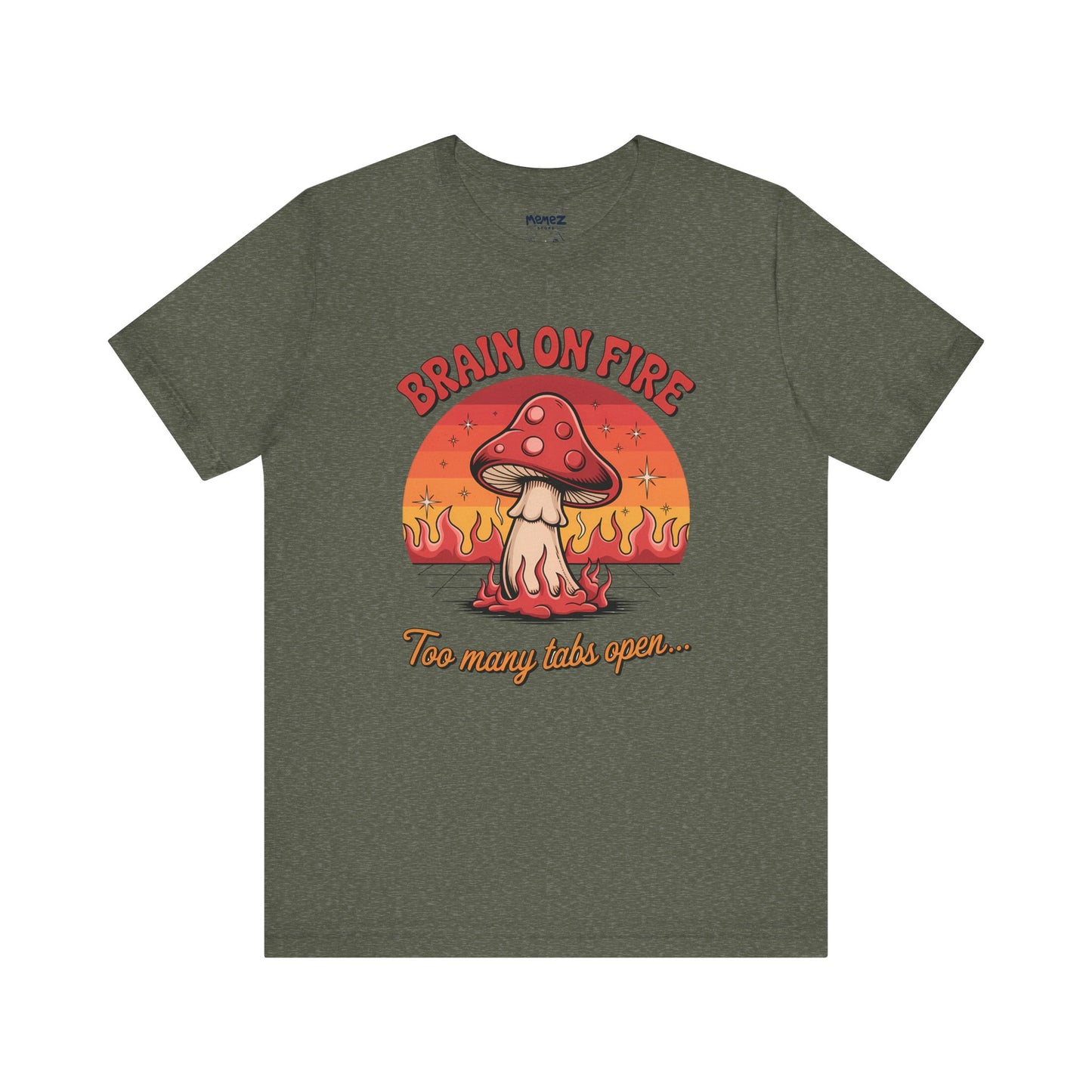 Funny Mushroom Tee Unisex Jersey Short Sleeve