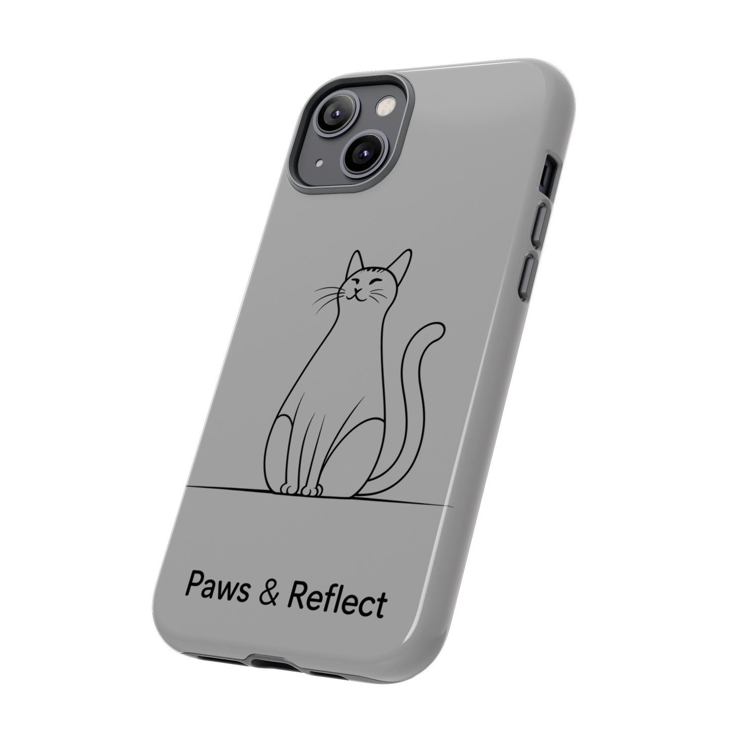 Paw and Reflect Pet Lovers iPhone Case By Memez Store