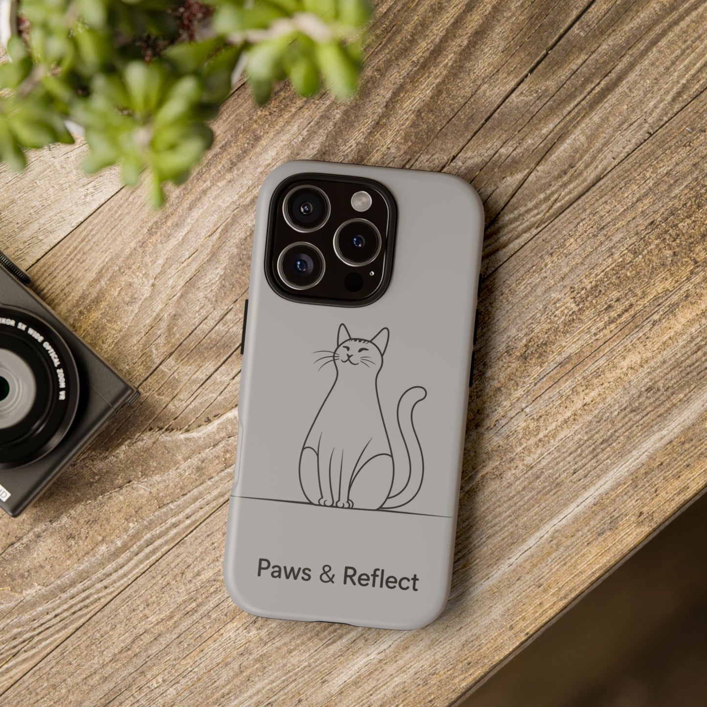 Paw and Reflect Pet Lovers iPhone Case By Memez Store