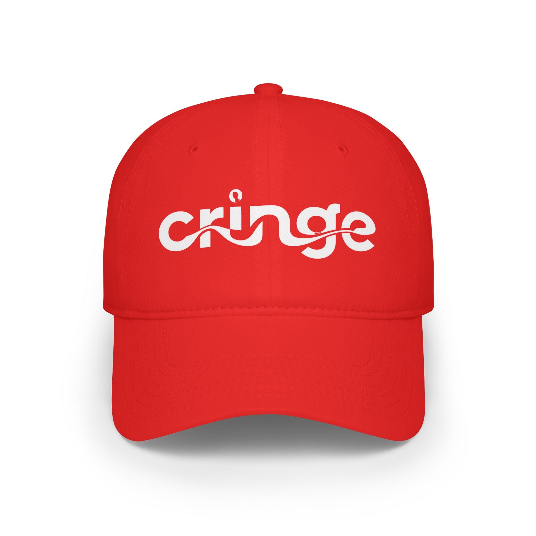 Baseball Cap Cringe Typographical