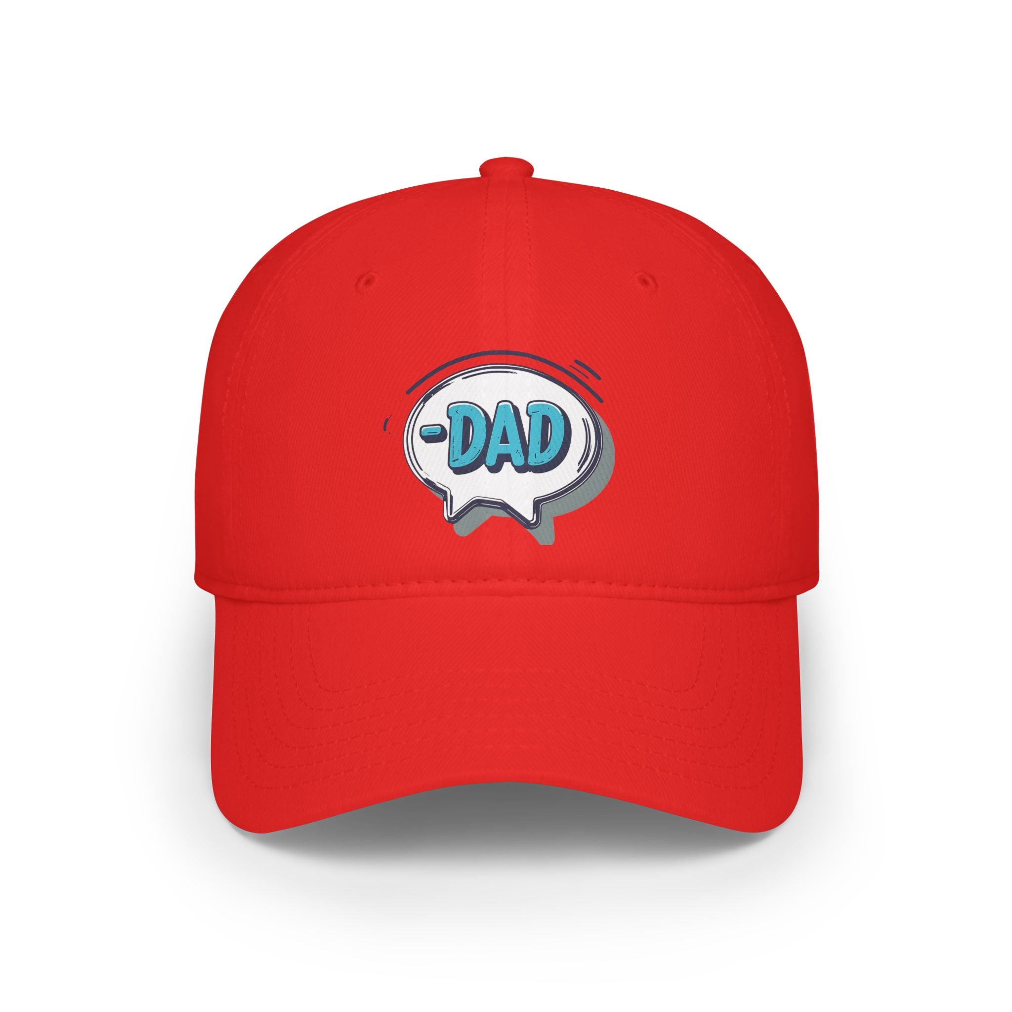 Dad Baseball Cap - Casual Red Hat for Everyday Wear