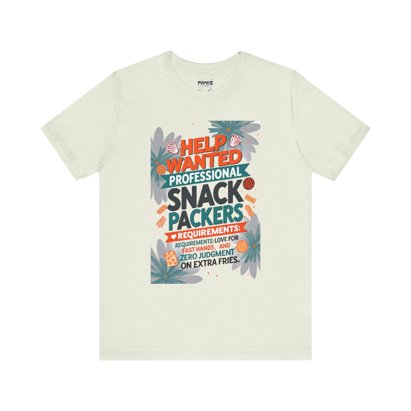 Funny Professional Snacks Packer T-Shirt