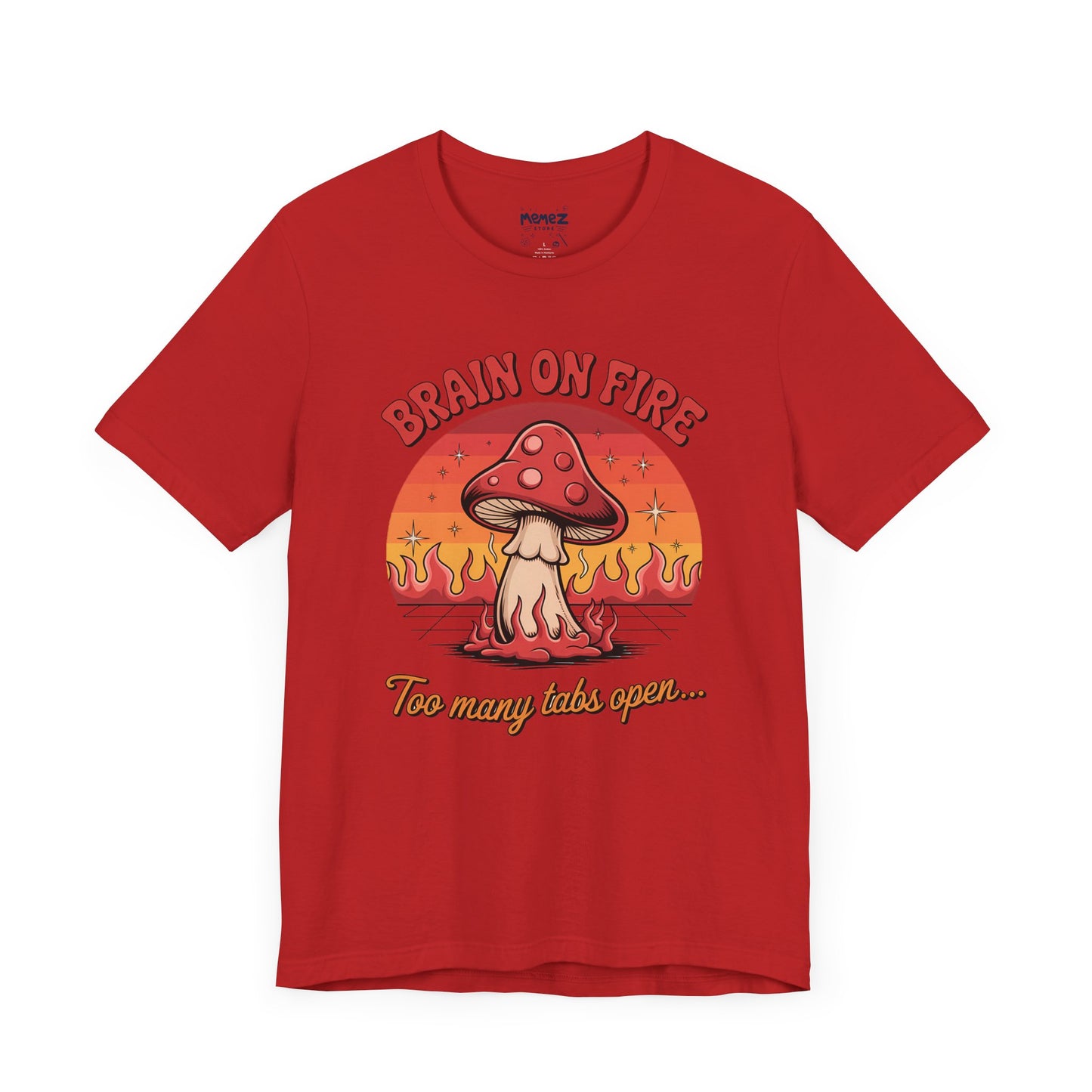 Funny Mushroom Tee Unisex Jersey Short Sleeve