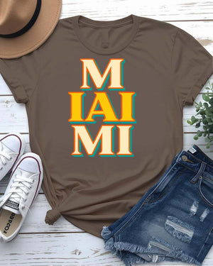Retro Miami Beach Graphic T-Shirt