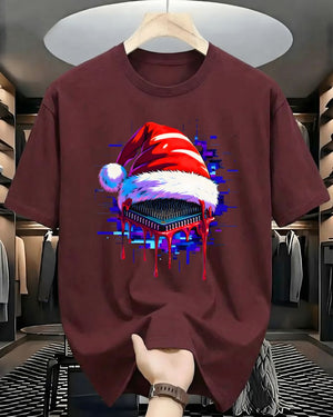 "Chipmas" Funny Potato Chip Christmas Pun T-Shirt