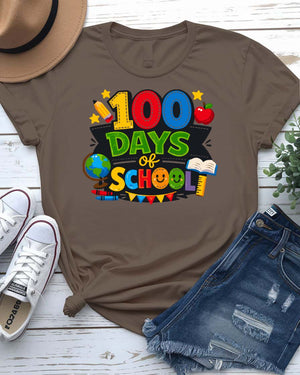 100 Days of School Celebration T-Shirt for Kids