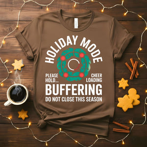 "Holiday Mode Activated" Funny Vacation T-Shirt