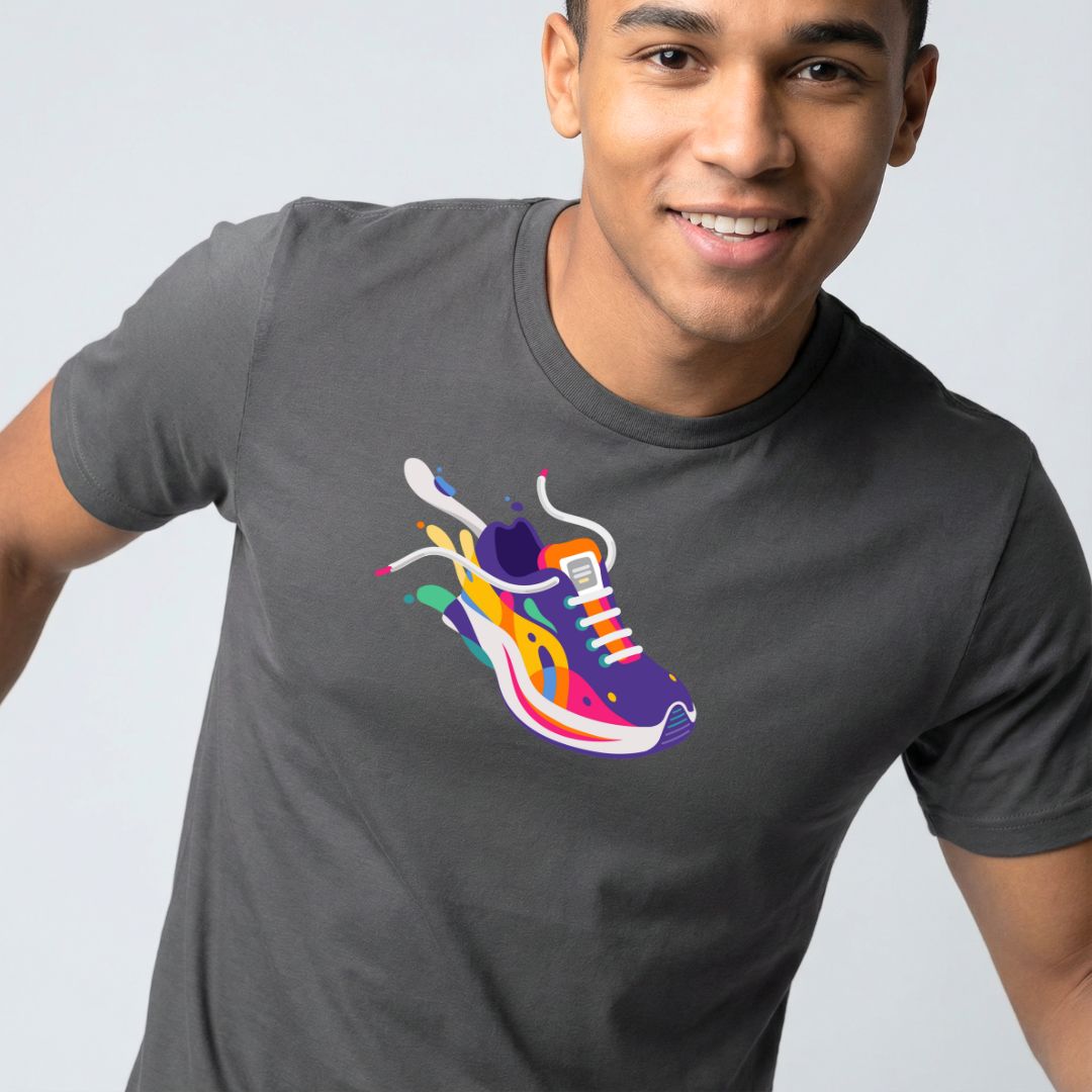 Streetwear Jogger Tee — Urban Casual Short Sleeve