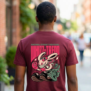 Whiz Trend Premium Oversized Streetwear Tee - Model Front