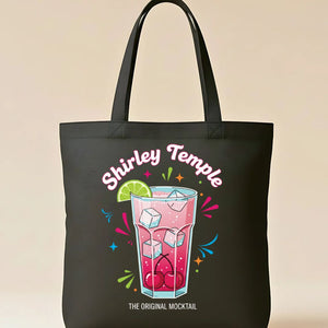 Shirley Temple Vintage Child Star & Mocktail Tote Bag