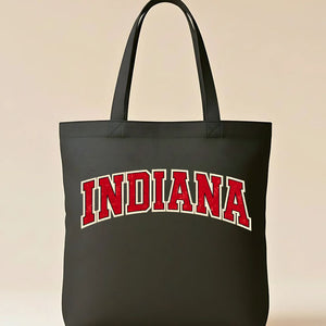 Indiana State Outline Tote Bag