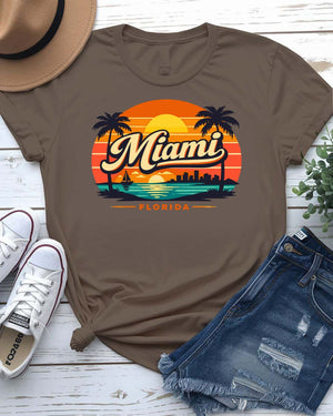 Retro Miami Graphic T-Shirt