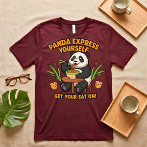 Hop Into Ramen Cute Bunny Graphic T-Shirt