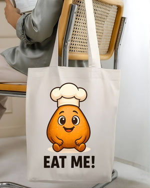 "Eat Me" Alice in Wonderland Literary Tote Bag
