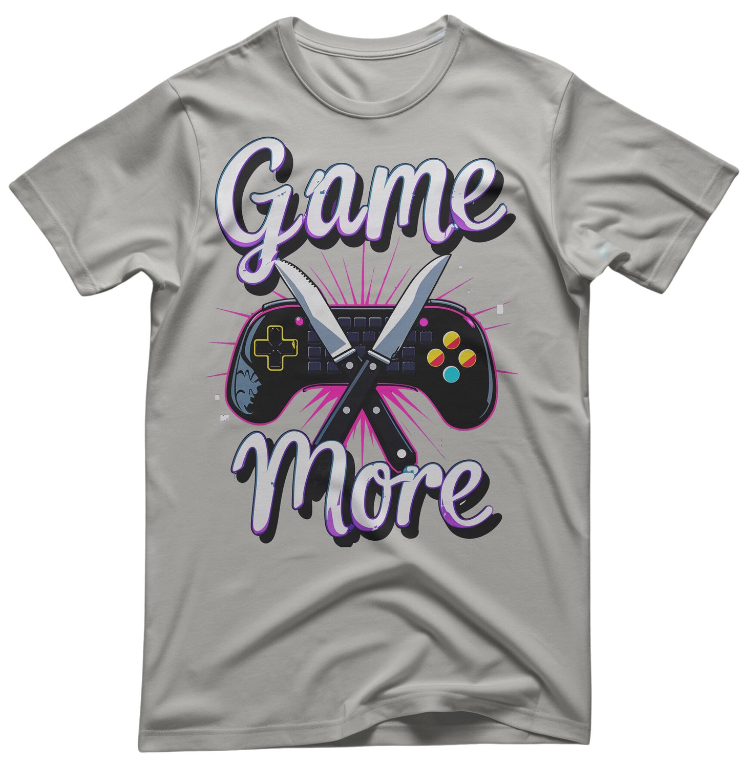 Foodie Gamer Tee - Funny Gaming & Snack Meme Shirt | Memez Store