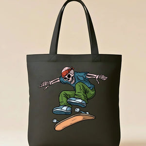 Skull Skater Tote Bag - Durable Skatepark Gear Bag
